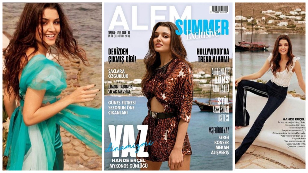 Hande Erçel, în revista&nbsp;ALEM